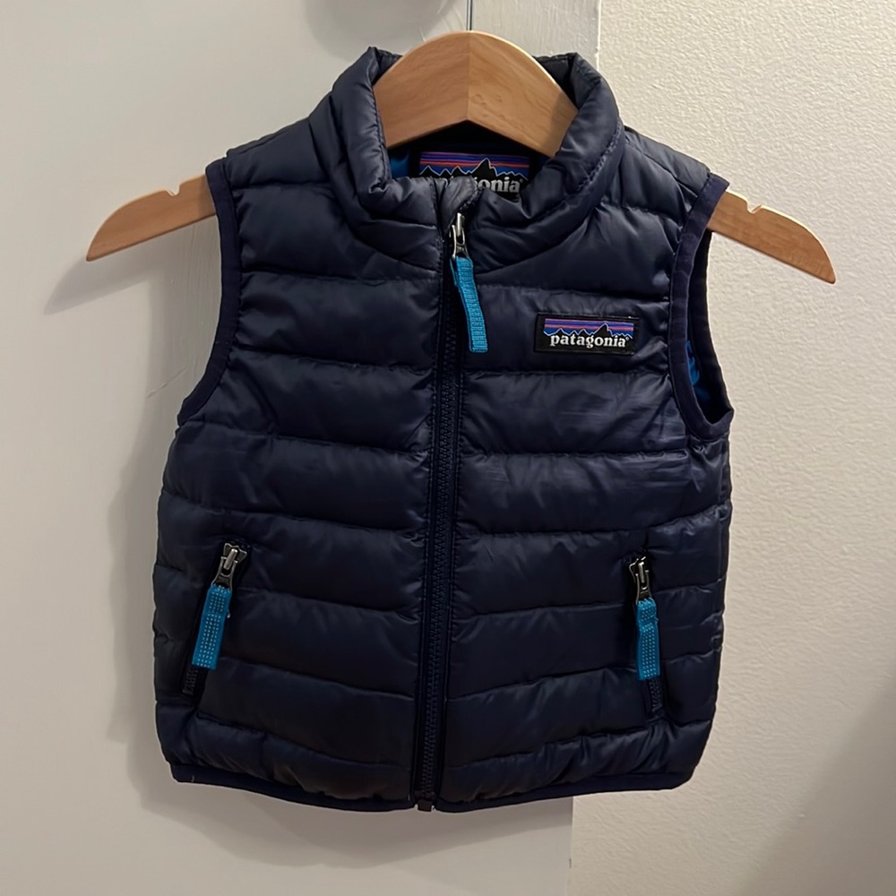 Patagonia Vest - Navy 3-6M